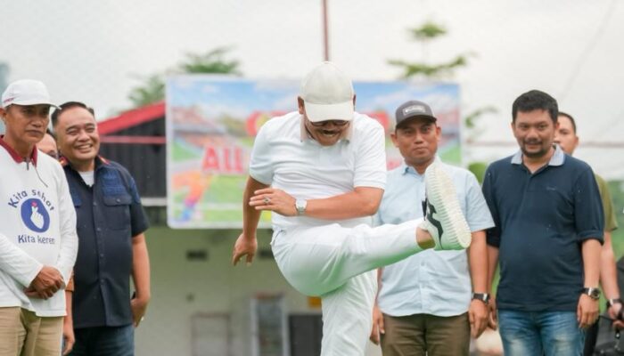Suhardi Duka Resmikan Lapangan Mini Soccer All Star Kalukku, Dorong Pembinaan Generasi Muda