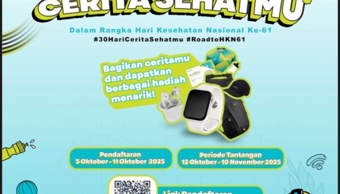 HKN ke-61, Dinkes Sulbar Ajak Masyarakat Ikut Tantangan 30 Hari Cerita Sehatmu