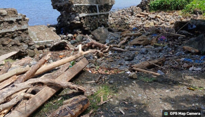 Tanggul Penahan Ombak Jebol di Salutambung, BPBD Sulbar dan Majene Lakukan Langkah Cepat Penanganan