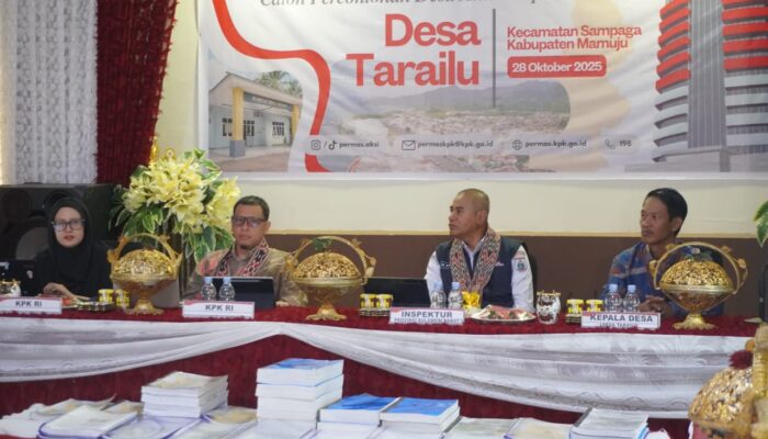 KPK RI dan Tim Desa Antikorupsi Lakukan Monitoring Hasil Penilaian di Desa Tarailu