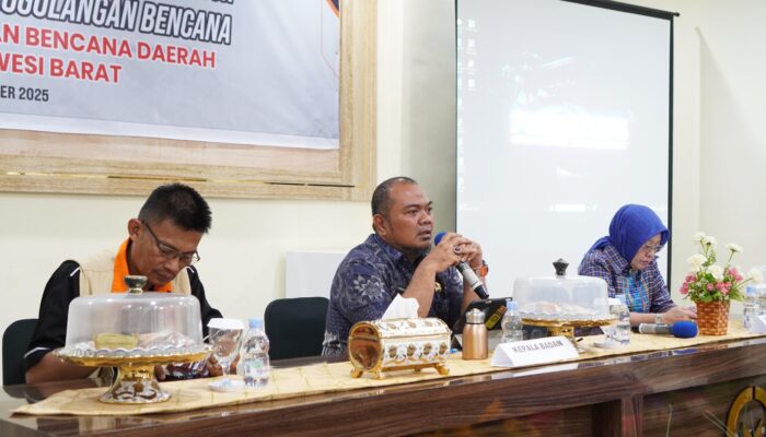 Susun Ranpergub Rencana Penanggulangan Bencana, Pemprov Sulbar Perkuat Regulasi Lindungi Masyarakat dari Risiko Bencana