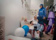 Harsinah Suhardi Ketua Tim Penggerak PKK Sulbar, Apresiasi Tempat Bermain Anak di BKD Sulbar