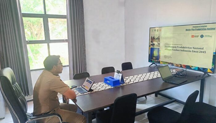 Sekretaris Bapperida Sulbar Hadiri Peluncuran Master Plan Produktivitas Nasional oleh Bappenas