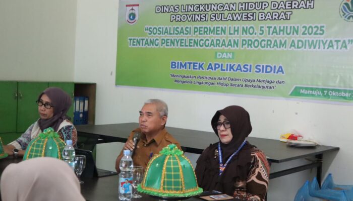 DLH Sulbar Gelar Sosialisasi Permen LH dan Bimtek Aplikasi SiDia