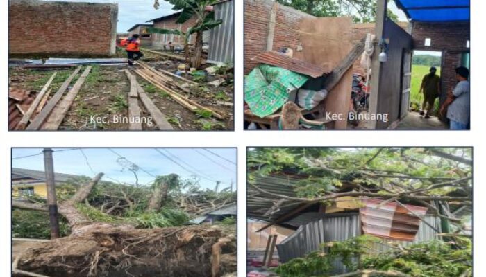 Pusdalops BPBD Sulbar Koordinasikan Dampak Angin Kencang di Pesisir Kota Polewali