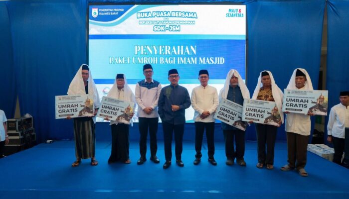 Refleksi Setahun SDK-JSM: Lima Imam Masjid Terima Hadiah Umroh dari Pemprov Sulbar