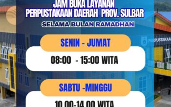 Sulbar Jaga Akses Literasi, Perpusip Tetap Buka Selama Ramadhan 7 Hari Sepekan