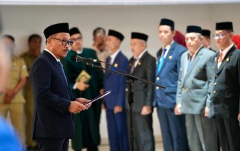 Gubernur Suhardi Duka Lantik 126 Pejabat Eselon III, 28 Fungsional, dan Satu Asisten di Pemprov Sulbar