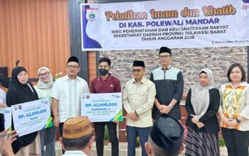 Biro Pemkesra Setda Sulbar Gelar Pelatihan Imam dan Khatib untuk Perkuat Fungsi Masjid