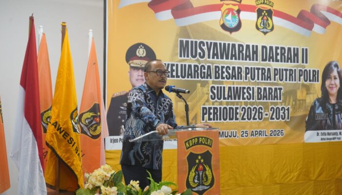 Gubernur Suhardi Duka Hadiri Musyawarah KBPP Polri, Tekankan Peran Organisasi dalam Pembangunan Daerah
