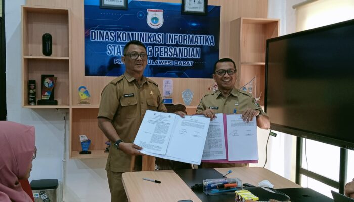 KominfoSS Sulbar Dorong Pelayanan Publik Digital Terintegrasi, Perkuat Sinergi dengan Majene