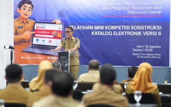 Sulbar Percepat Kesiapan Pengadaan Barang dan Jasa melalui Katalog Versi 6