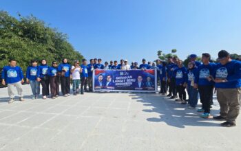 Jelang HUT ke-25 Demokrat, SDK Pimpin Jalan Sehat dan Aksi Bersih di Mamuju