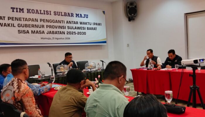 Rapat Koalisi Sulbar Maju Memanas, NasDem Walk Out Bahas Pengusulan Wagub