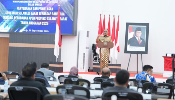 Gubernur SDK Serahkan APBD Perubahan 2026, Tambahan Anggaran Rp81 Miliar Dikoreksi Jadi Rp59 Miliar