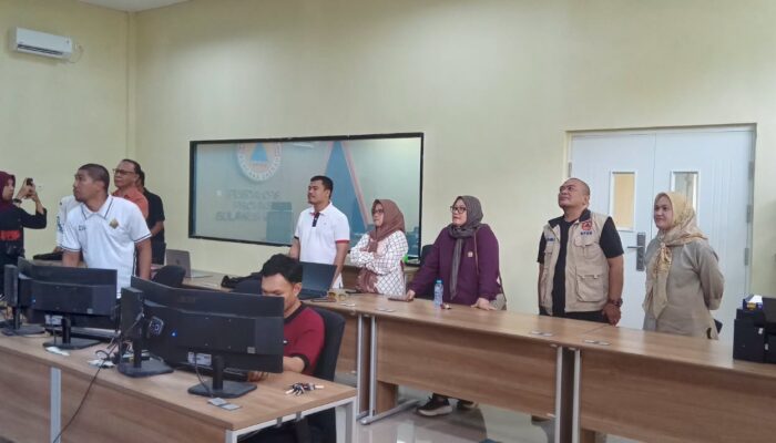 Ketua DPRD dan Sekda Mateng Kunjungi Pusdalops BPBD Sulbar, Perkuat Koordinasi Bencana