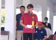 Sekda Junda Buka Gerak Jalan Pelajar, 26 Sekolah Meriahkan HUT Sulbar ke-22