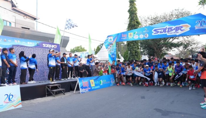 Sulbar Fun Run 2026 Semarakkan Hari Jadi ke-22, Gubernur Dorong Jadi Agenda Tahunan
