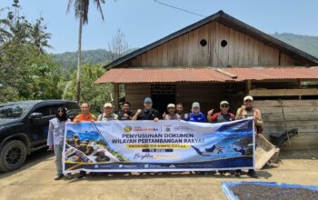 Dinas ESDM Sulbar Dampingi Tim Kementerian ESDM Susun WPR di Kalumpang