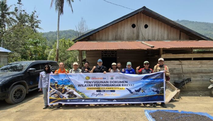 Dinas ESDM Sulbar Dampingi Tim Kementerian ESDM Susun WPR di Kalumpang