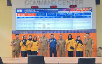 Koordinasi Kebencanaan Diperkuat, BPBD Majene Kunjungi Pusdalops Sulbar
