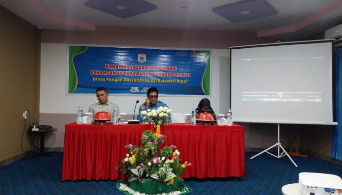 Dinas Pangan Sulbar Sinkronkan Data, Tekankan Intervensi Rawan Pangan