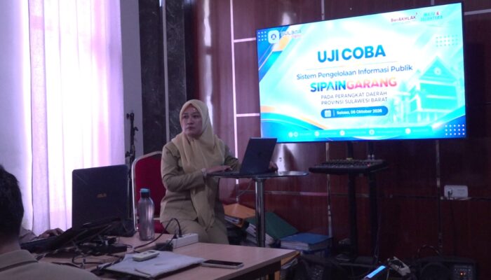 DiskominfoSS Sulbar Uji SIPAINGARANG untuk Perkuat Informasi Publik