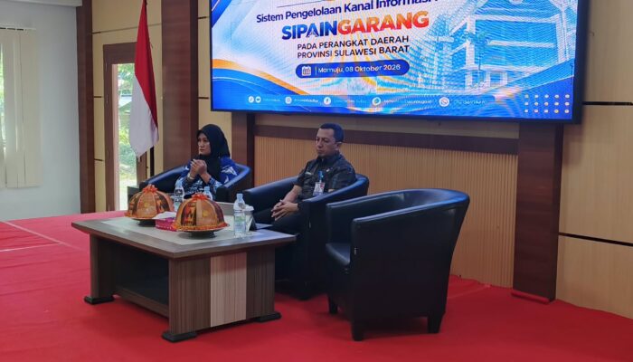 Pemprov Sulbar Luncurkan SIPAINGARANG, Kerja Humas OPD Kini Lebih Terintegrasi